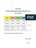 Jadwal Piket