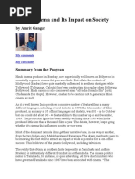 Download Indian Cinema and Its Impact on Society by Anupama Raghavendran SN52257867 doc pdf