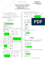 Correction Examen Algebre S4