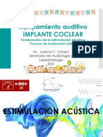 Equipamiento Auditivo - IC y Conducc Ósea