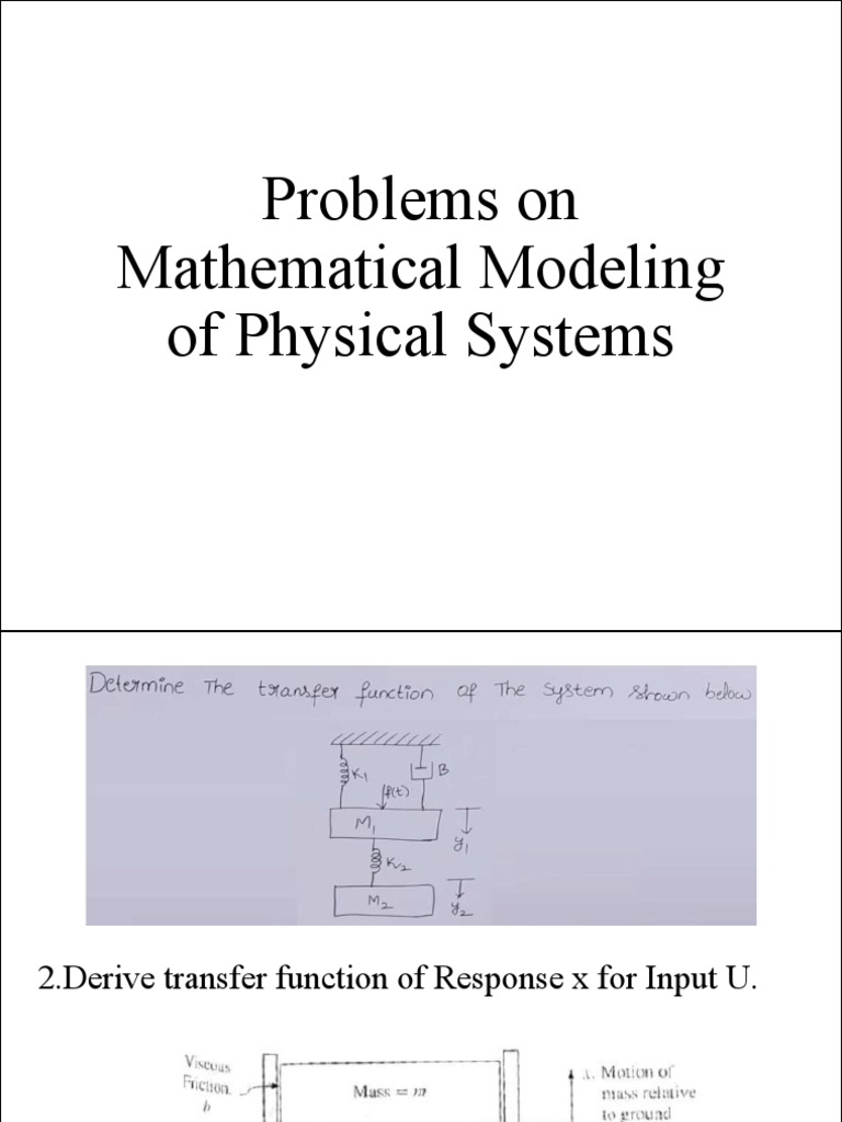 Problems On Mathematical Modeling of Physical Systems | PDF