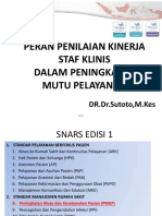 4 Dr Sutoto - Peran Penilaian Kinerja Staf Klinis Dlm Peningkatan Mutu Pelayanan