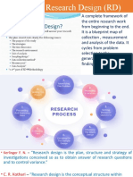 What Is A Research Design (RD)