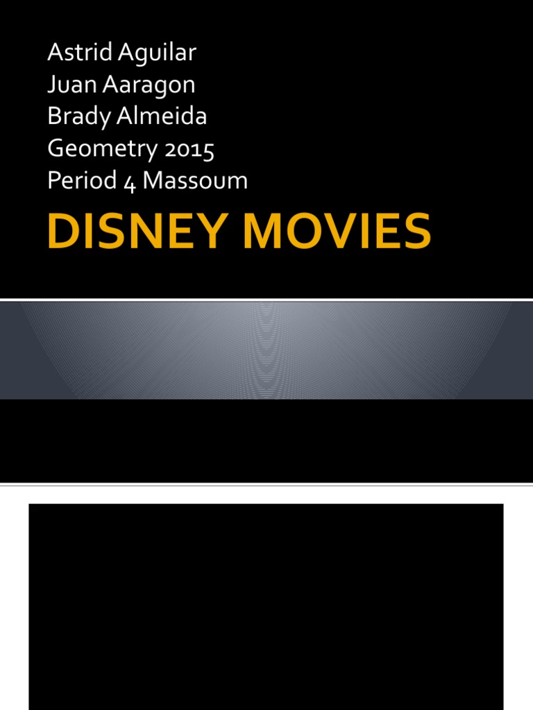 Disney Movies PDF