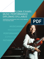 Digital Diploma Exams - Music Performance Diplomas Syllabus