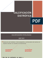 Calcificación Distrófica