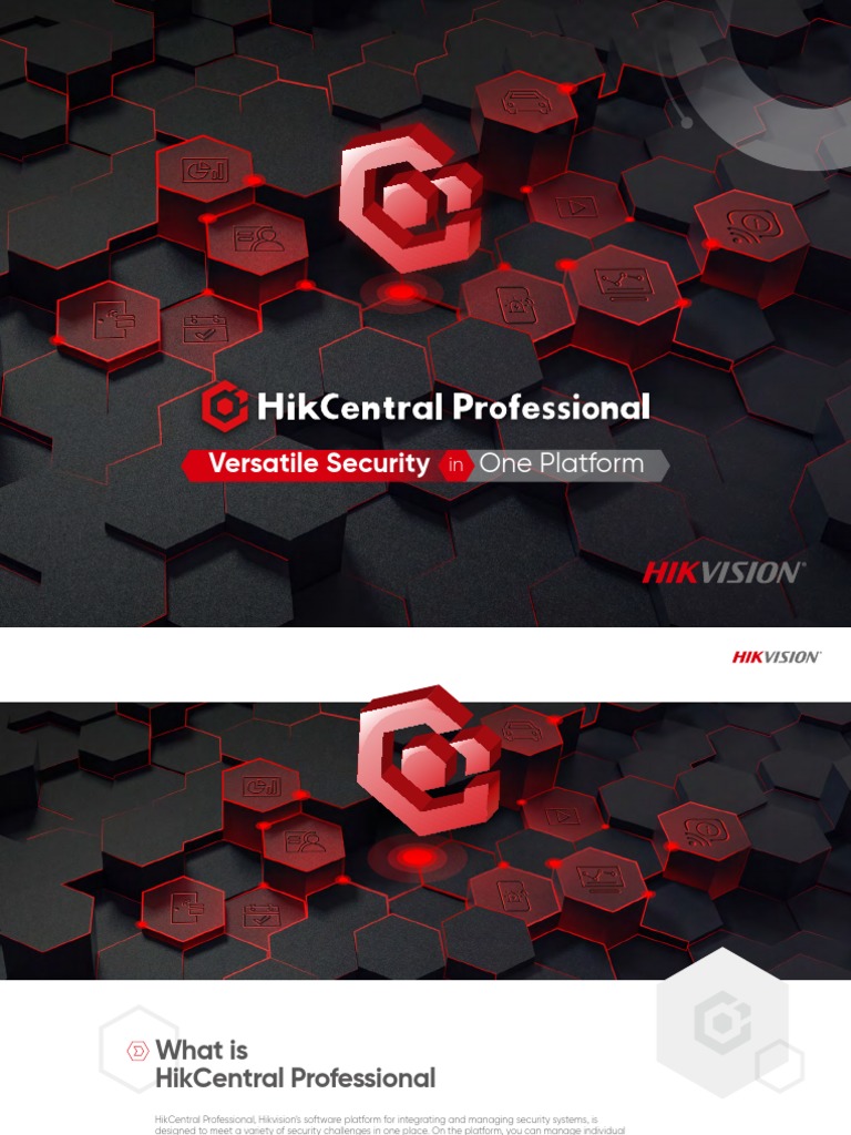 HikCentral Professional: Unified Security Platform | PDF | Security ...