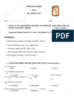 2nd MID-TERM TEST - 2021