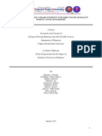 Perception of Norsu Cnpahs Students Towards Online Modality During Covid-19 Pandemic