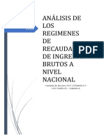 Análisis de Los Regímenes de Recaudación de Ingresos Brutos Nacional ARG