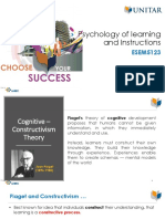 Psychology of Learning and Instructions: ESEM5123