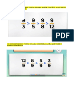 Comparação de Fraçoes