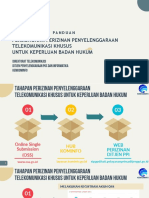 Tata Cara Dan Panduan Permohonan Izin Penyelenggaraan Telsus Badan Hukum