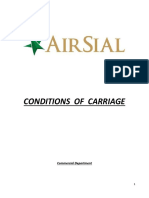 Conditions of Carriage: Commercial Department