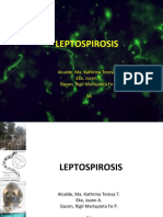 Leptospirosis: Alcalde, Ma. Kathrina Teresa T. Eke, Jozen A. Siazon, Rigil Mariquieta Fe P. 3A