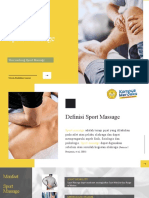 Sport Massage Teori dan Manfaat