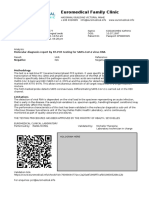 Euromedical Family Clinic: Molecular Diagnosis Report by RT-PCR Testing For Sars-Cov-2 Virus Rna