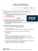 Guía N°7 - Energía de Enlace o Entalpía de Enlace