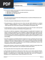 Module 23 Basic Concepts in Hypothesis Testing