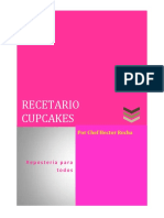 Héctor Rocha. Recetario Cupcakes