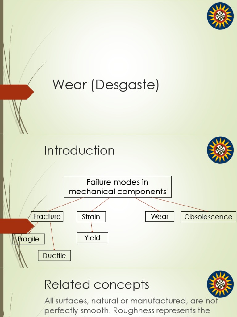 Understanding Wear in Mechanical Components | PDF | Friction | Surface ...