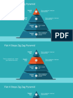 Flat 4 Steps Zig Zag Pyramid: Sample Text
