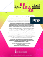 Release I Jornada Científica Favelades Universitáries