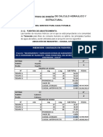 Parametro de Diseños Hidraulico y Estructural