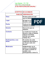 Formato de Un Debate - Luis - Enrique - Arroyo - Gomez