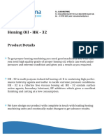 Harikrushna Honing Oil Data Sheet