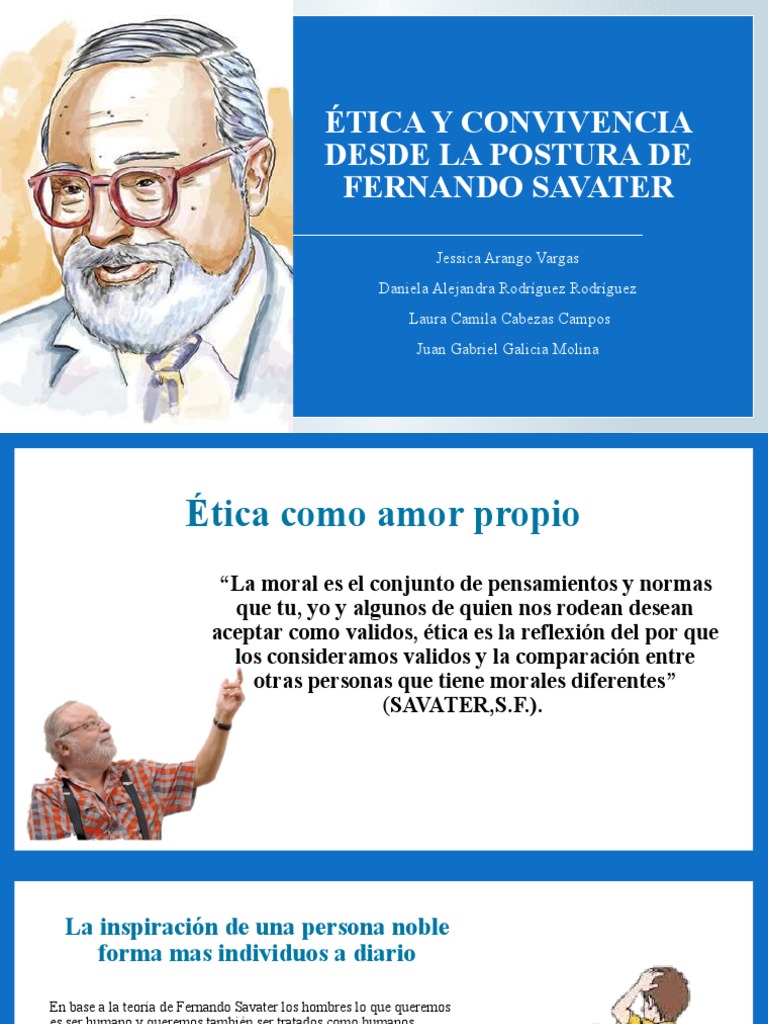 Actividad 6. Ética y Convivencia Desde La Postura de Savater | PDF ...