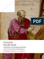 (Oxford World's Classics) Aristotle (Author), Fred D. Miller, Jr. (Translator) - On The Soul - and Other Psychological works-OUP Oxford (2018)