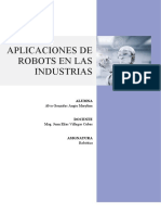 Aplicaciones de robots en las industrias