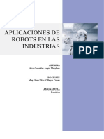 Aplicaciones de Robots en Las Industrias