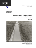 User's Manual For FESWMS Flo2DH: U.S. Department of Transportation Federal Highway Administration