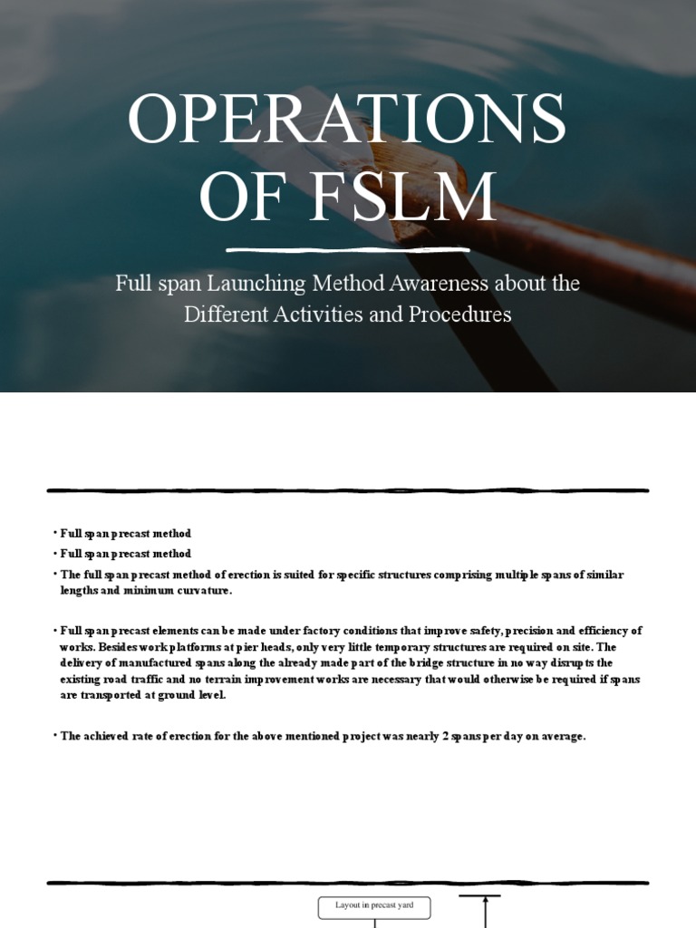 FSLM: Full Span Launching Method Overview | PDF