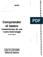 Pdfcoffee.com Marco de Marinis Comprender El Teatropdf 4 PDF Free