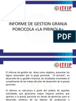 Informe de Gestion Granja Porcicola La Pirinola