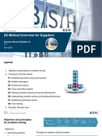 8D Method Overview For Suppliers: Source: Bosch Booklet 16