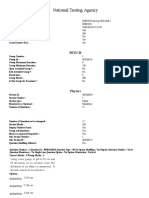 National Testing Agency: Btech