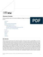 Membrane Potentials