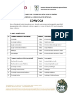 Convocatoria Residentes