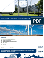 How Storage Systems Revolutionize The Energy Market: Richard Lindenau May 9, 2019