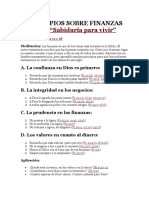 PRINCIPIOS SOBRE FINANZAS