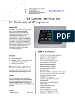 Smea-1P Ip Poe Camera Interface Box For Professional Microphones