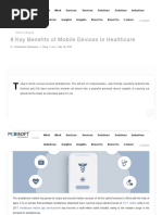 8 Key Benefits of Mobile Devices in Healthcare - Mobisoft Infotech