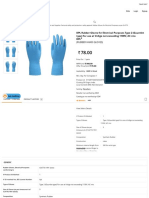Buy DPL Rubber Gloves For Electrical Purposes Type 2 (Guuntlet Type) For Use at Voltge Not Exceeding 1100V, AC Rms Online - GeM