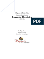 Inorganic Chemistry: Concept Based Notes