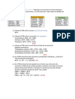 Calculo Del PIB Por Metodo Del Gasto, Ingreso y Valor Agregado