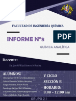 Informe N°8: Docente